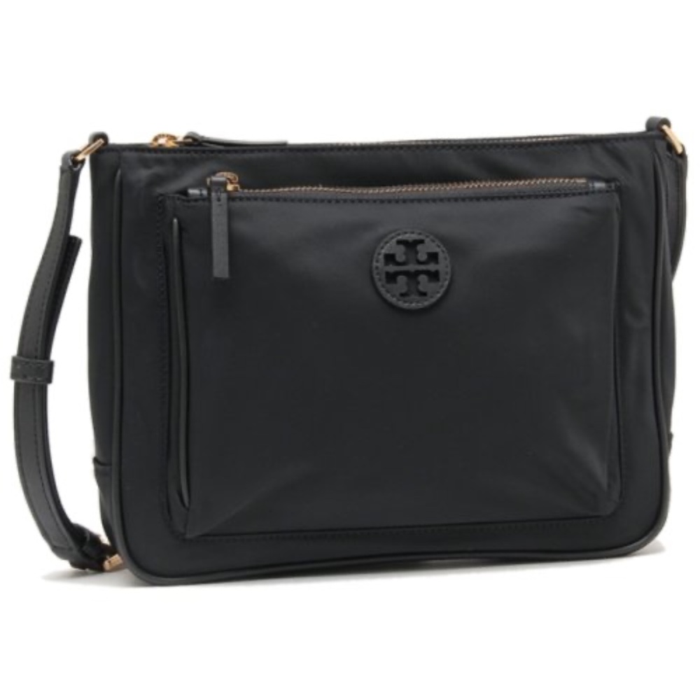 NWT Tory Burch Black Nylon Swingpack Crossbody Bag